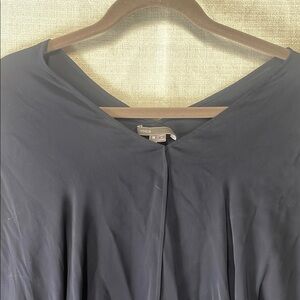 Vince Deep Blue Flowing Top